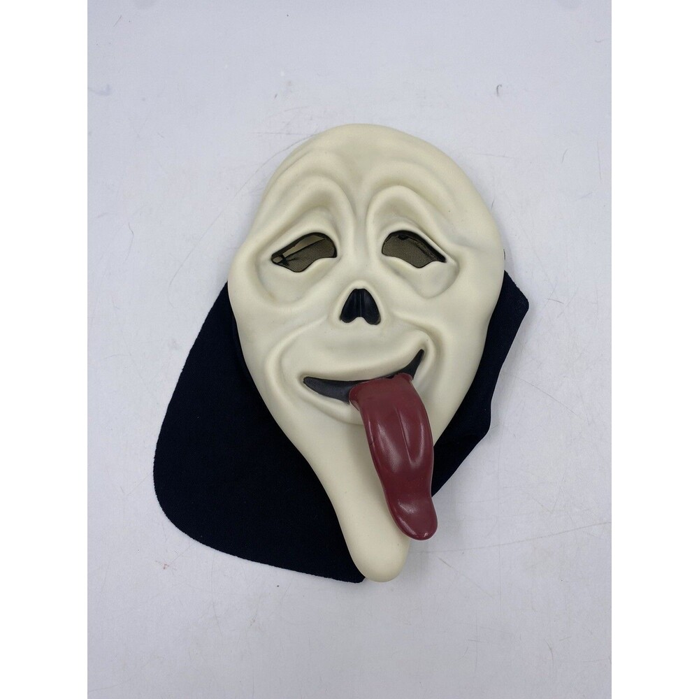 Easter Unlimited Rubber Halloween SCREAM Mask Tongue Out Eye Mesh Coming Loose